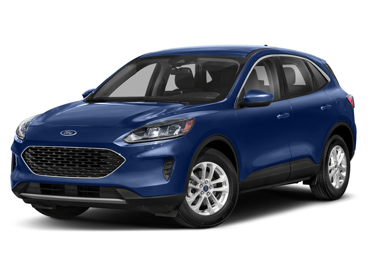2022 Ford Escape SE in Stone Blue Metallic — front three-quarter view