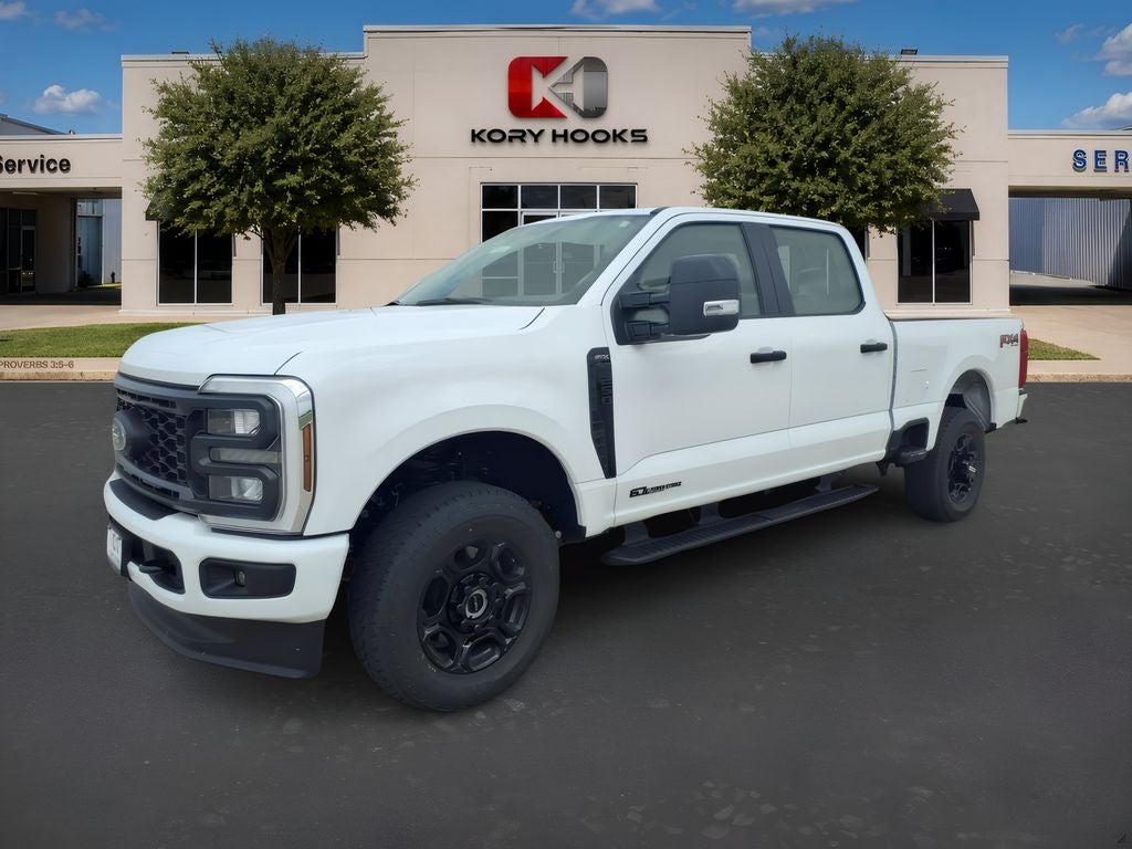 2026 Ford F-250SD XL SXT in Oxford White — front three-quarter view