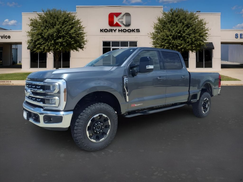 2026 Ford F-250SD Lariat in Carbonized Gray Metallic — front three-quarter view