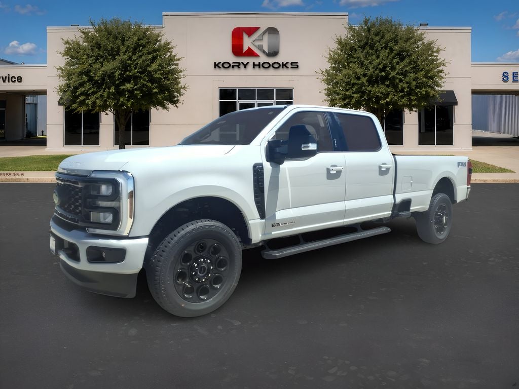 2026 Ford F-350SD Lariat in Avalanche — front three-quarter view