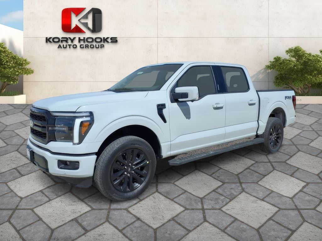 2026 Ford F-150 Lariat in Avalanche — front three-quarter view