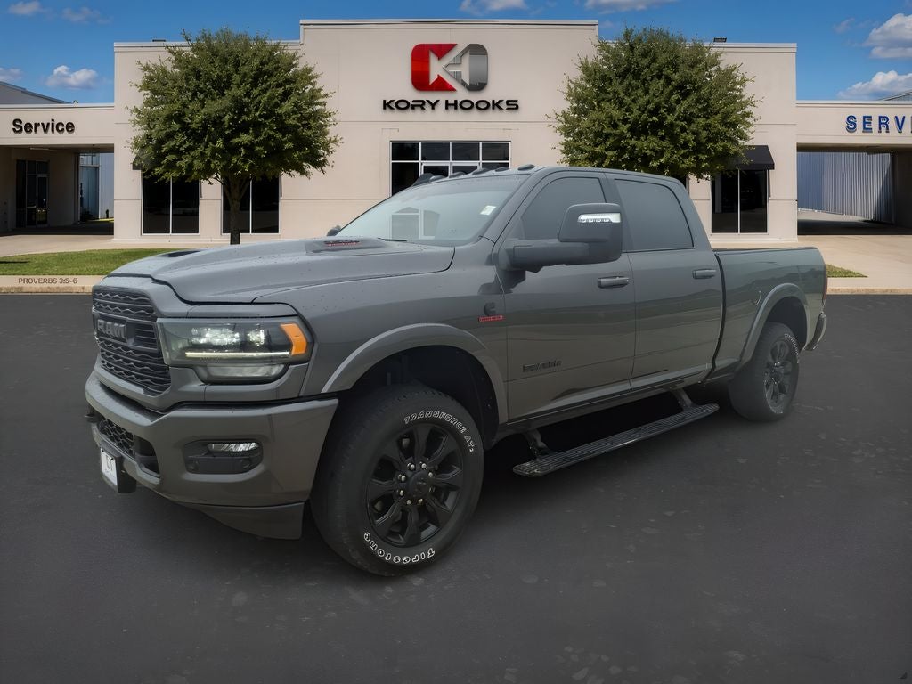 2024 RAM 3500 Limited in Granite Crystal Metallic Clearcoat — front three-quarter view
